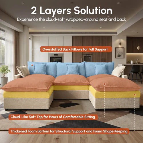 Aurelia Velvet Sectional