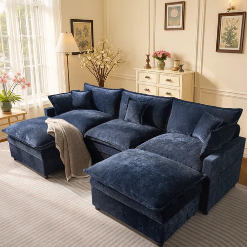 Aurelia Velvet Sectional