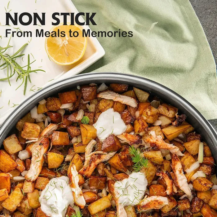 SnowClad 14-Piece Stainless Steel Cookware Set