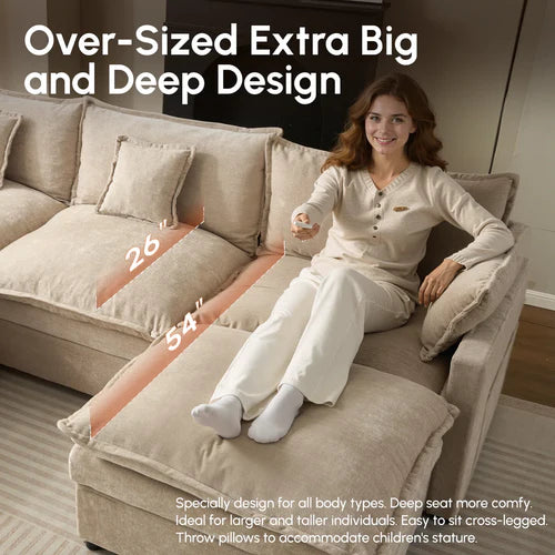 Aurelia Velvet Sectional